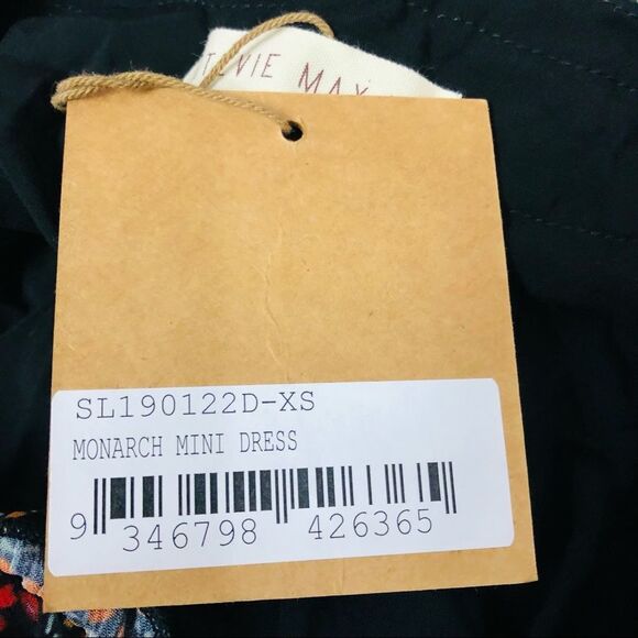 Revolve Stevie May Monarch Butterfly Print Floral Mini Dress XS - Picture 7 of 9